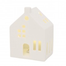 Led фигура къща 11см Hygga бяла малка